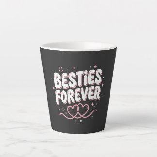 Tasse Latte Chemise de la journée des meilleurs amis : Meilleu