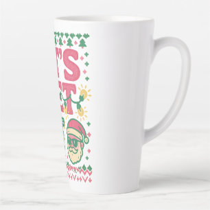 Tasse Latte Chemise de Noël Let's Get Lit • Sweat hilarant et