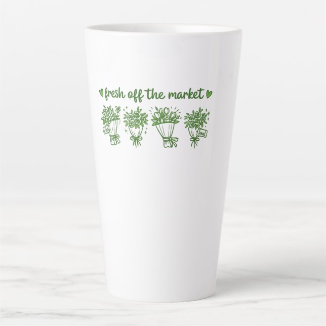 Tasse Latte Chemises de mariée, chemise d'équipe de mariée, Ts (Devant)