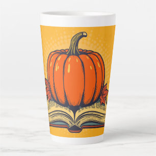 Tasse Latte Chemises d'enseignant Halloween Automne Citrouille