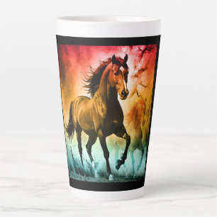 Tasse Latte Cheval courant