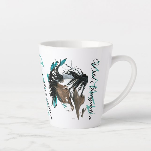 Tasse Latte Cheval Majestic par Bihrle Wild Imagination (Droite)