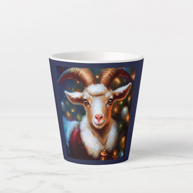 Tasse Latte Chèvre de Noël 4 (Devant)