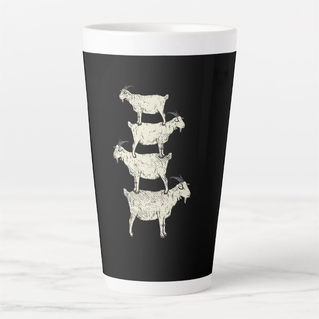 Tasse Latte Chèvre Retro (Devant)