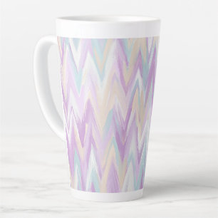 Tasse Latte Chevrons Abstraits