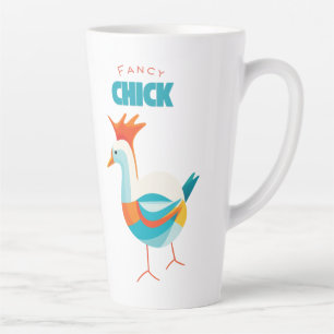 Tasse Latte Chick élégant