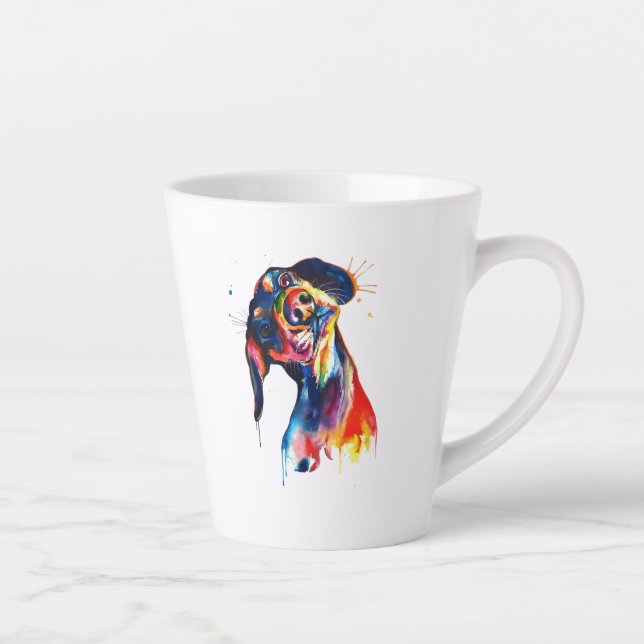 Tasse Latte Chien (Droite)