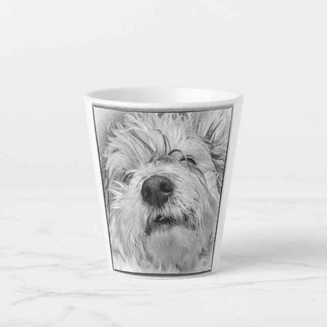 Tasse Latte Chien de Coton de Tulear (Devant)