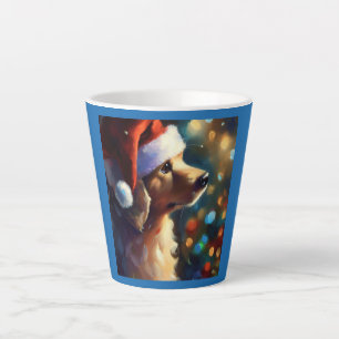 Tasse Latte Chien de Noël 3