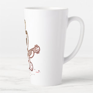 Tasse Latte Chien, Guitariste, Musicien