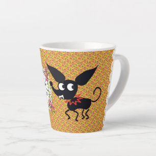 Tasse Latte CHIHUAHUA CHIHUA CHIAMBA CARTOUTE MEXICAINE Latte 