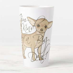 Tasse Latte Chihuahua Je suis un peu une grosse affaire