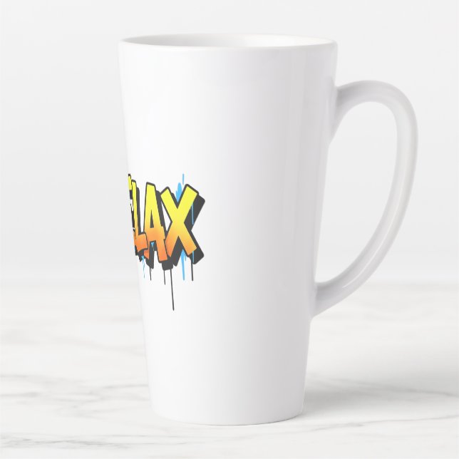 Tasse Latte Chill Bart Relax Graffiti Tee Style Urbain Graphiq (Droite)