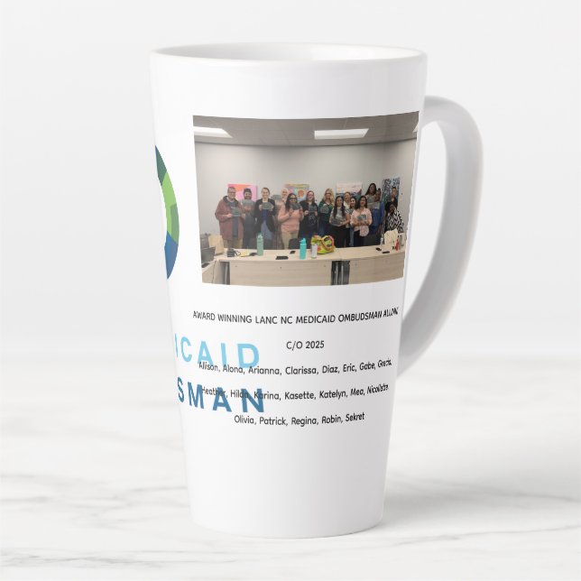 Tasse Latte Chine (Angle droit)