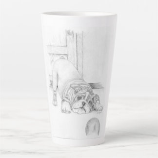 Tasse Latte Chiot joueur