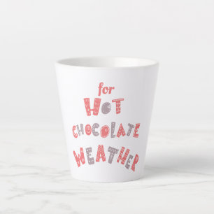 Tasse Latte Chocolat chaud hiver