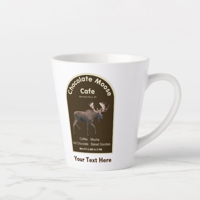 Tasse Latte Chocolat Moose Café (Droite)