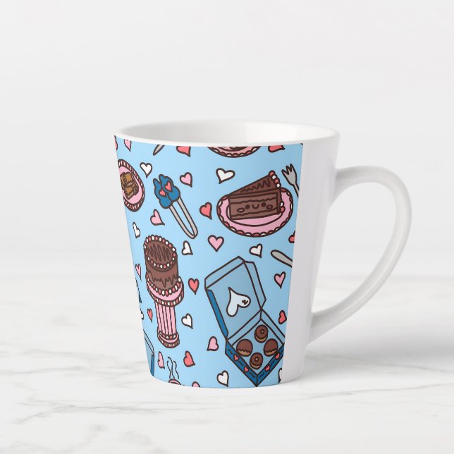 Tasse Latte Chocolate lover cute (Droite)
