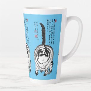 Tasse Latte Chonky rayé japonais Tabby Chat