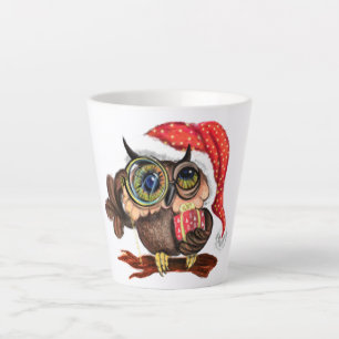 Tasse Latte Chouette de bébé en Casquette et boîte cadeau de N