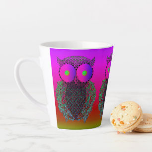 Tasse Latte chouettes !