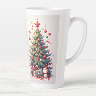 Tasse Latte Christmas, New Year, Santa Claus