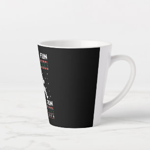 Tasse Latte Christmas Run Oh Quel Amusant Il Doit Fonctionner