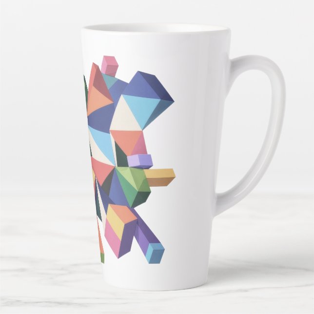 Tasse Latte Chromatic Fragment Field (Droite)