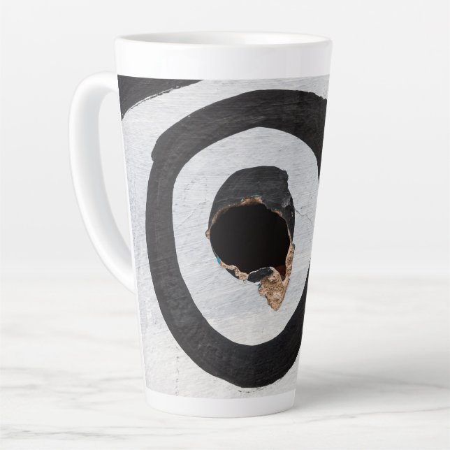 Tasse Latte cible déchirures (Angle gauche)
