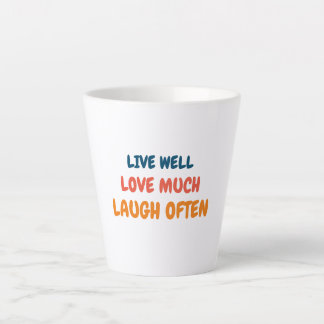 Tasse Latte citation drôle et positive inspirant l'amour et la