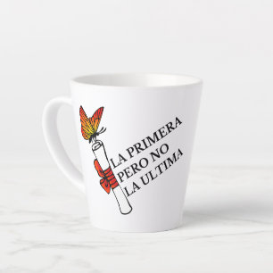 Tasse Latte Citation espagnole Papillon portant diplôme Grad