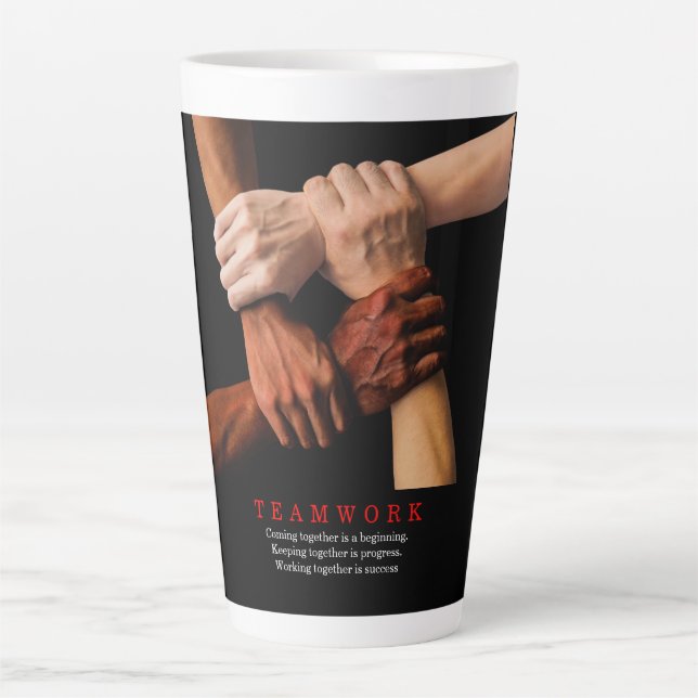 Tasse Latte Citation Inspirationnelle Motivationnelle (Devant)