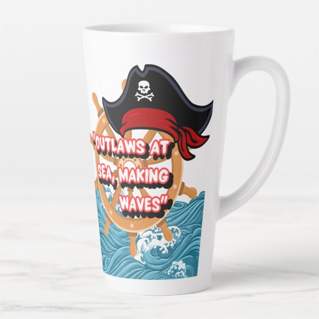 Tasse Latte citation pirate (Droite)