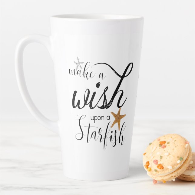 Tasse Latte Citation Starfish (En situation)