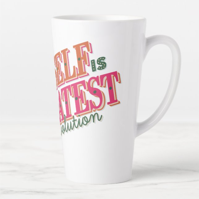 Tasse Latte Citations d'amour personnel (Droite)