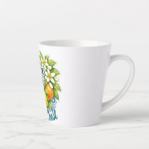 Tasse Latte Citron de la côte d'Amalfi Méditerranée côte d'Ama