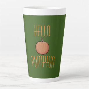 Tasse Latte Citrouille automne