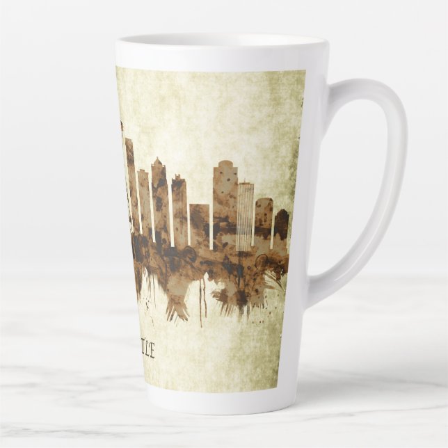 Tasse Latte Cityscape de Seattle (Droite)