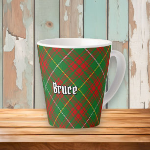 Tasse Latte Clan Bruce Hunting Tartan