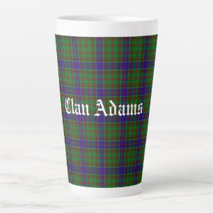 Tasse Latte Clan écossais Adams Tartan