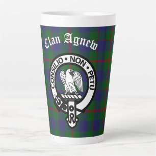 Tasse Latte Clan écossais Agnew Crest & Tartan