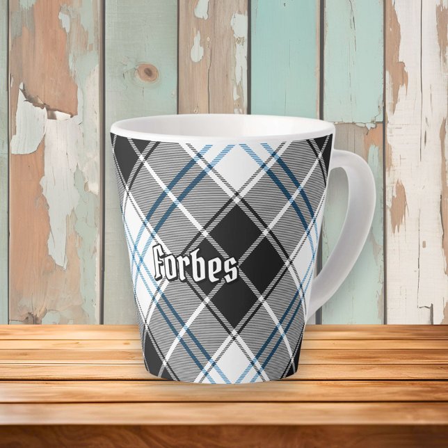 Tasse Latte Clan Forbes robe Tartan (Créateur téléchargé)