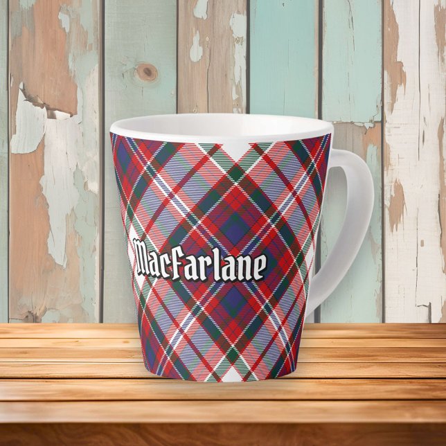 Tasse Latte Clan MacFarlane robe Tartan (Créateur téléchargé)