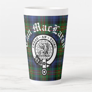 Tasse Latte Clan MacLaren Crest Badge & Tartan