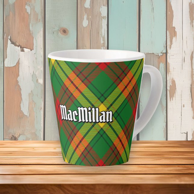 Tasse Latte Clan MacMillan Tartan (Créateur téléchargé)