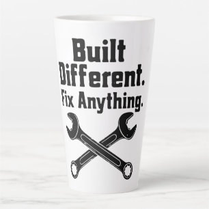 Tasse Latte Clé de Mécanicien Répare Tout Construit Différemme