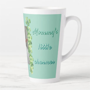 Tasse Latte Clover Green Maman's Little Charmer boîte cadeau
