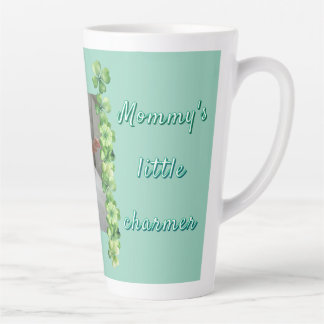 Tasse Latte Clover Green Maman's Little Charmer boîte cadeau