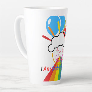 Tasse Latte Clown : Je suis sobre à nouveau