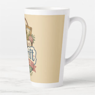 Tasse Latte Club de chasse aux bonnes affaires Cottagecore vin